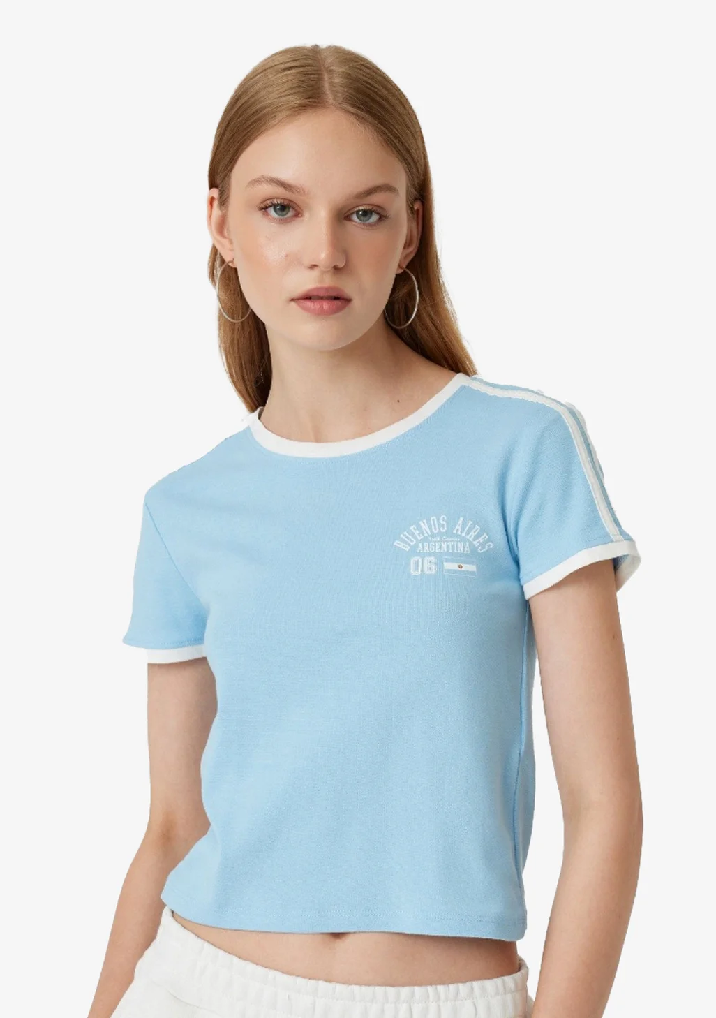 Typography Round Neck